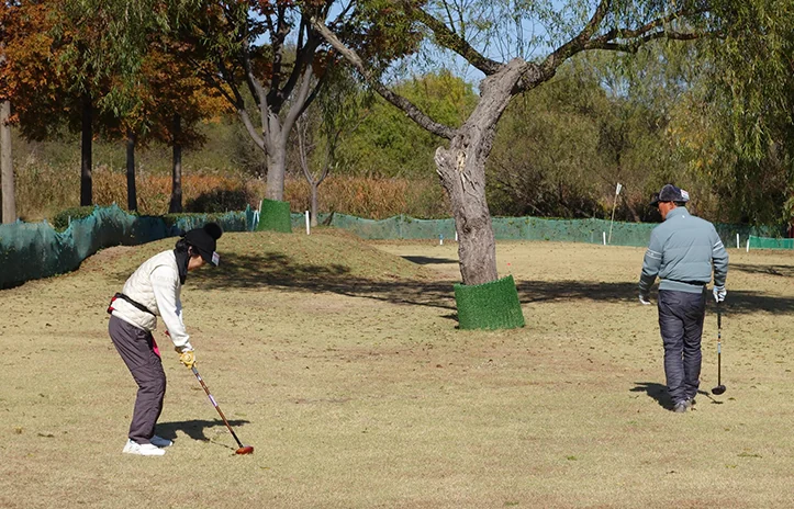 부산시 공식 페이지에 게시된 삼락생태공원 파크골프장 구장 전경